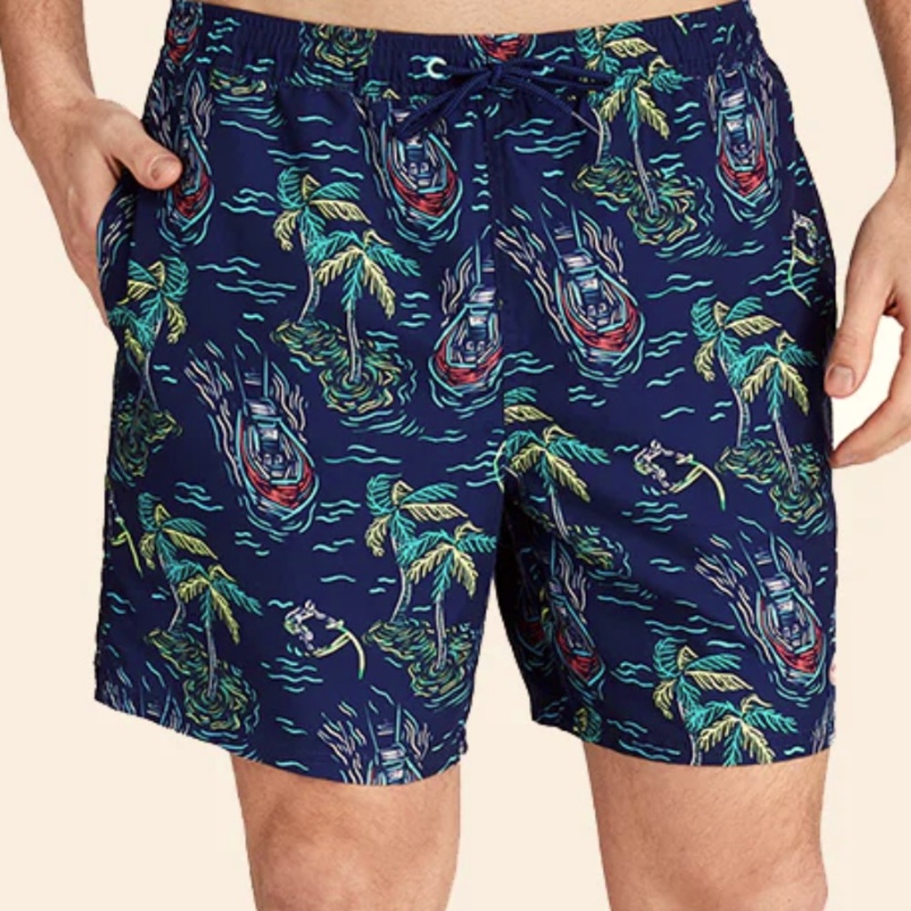 Vineyard Vines Riding the Waves Swim Trunks XL